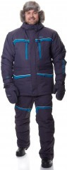 Соболь костюм для рыбалки GRAYLING, зимний -35, графит