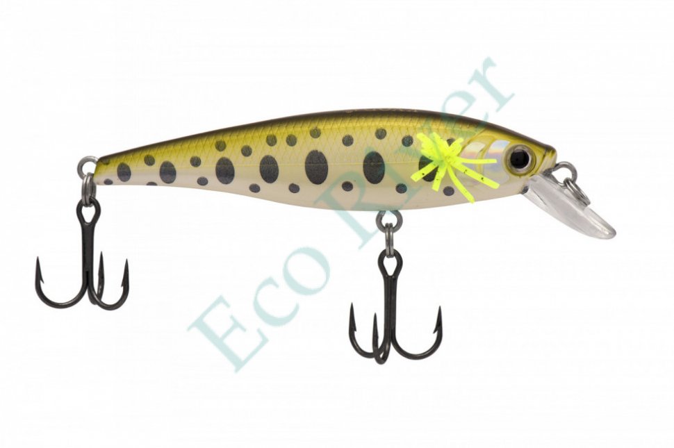 Воблер Kyoda Zigbang Minnow-65SU, длина 6,5 см, вес 5,5 гр, цвет P498, заглубление 0,5-0,9 м.