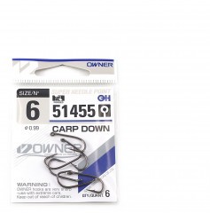Крючок Owner Carp Down BC №6 6шт