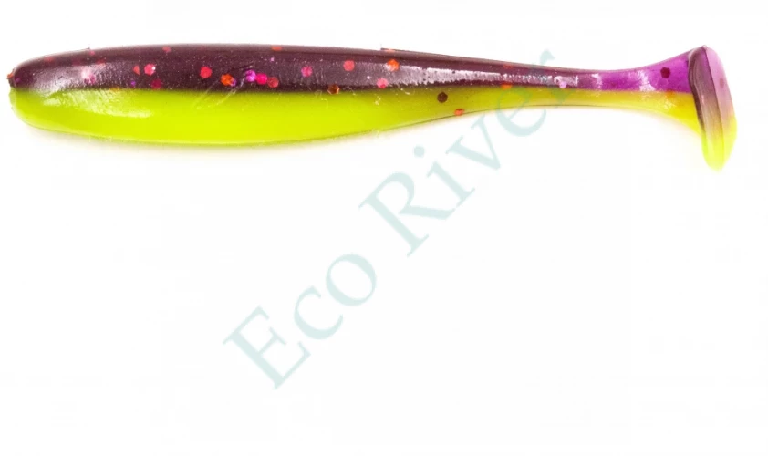 Виброхвост Yaman PRO Plum Blossom, р.3 inch, цвет #26 - Violet Chartreuse (уп. 7 шт.)