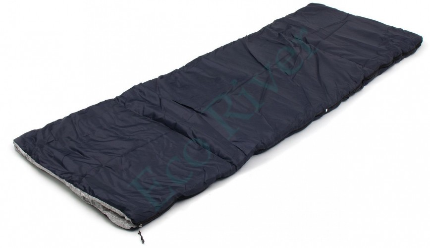 Спальный мешок-одеялоСледопыт-Camp,200х75см,±5%,до 0С, утеп.термоф 300г/м2, цв.темно-синий/12/