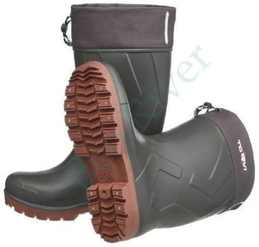 Сапоги Torvi ЭВА ПУ шип. 4-сл. мех вкладыш -40С олива р.46-47