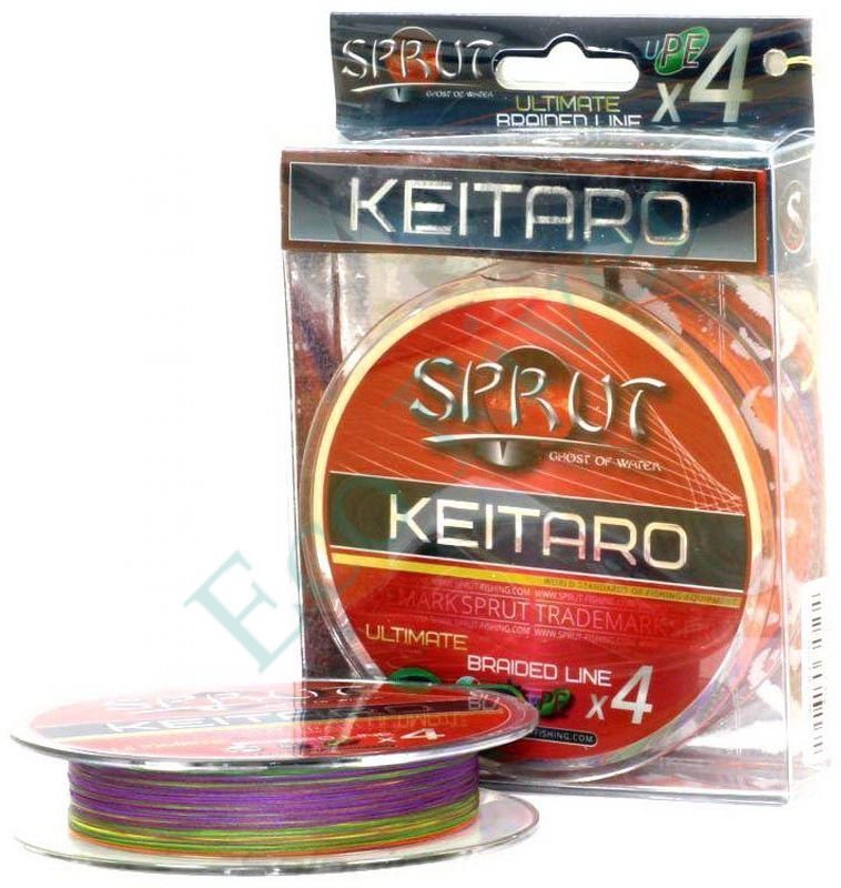 Леска плетёная Sprut Keitaro Ultimate X4 multicolor 0.18 140м