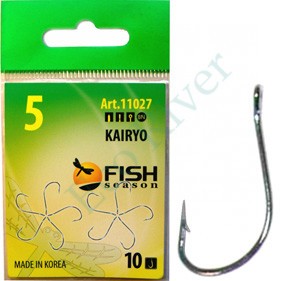 Крючок Fish Season Kairyo han-sure-ring №5 BN 10шт 11027-05F