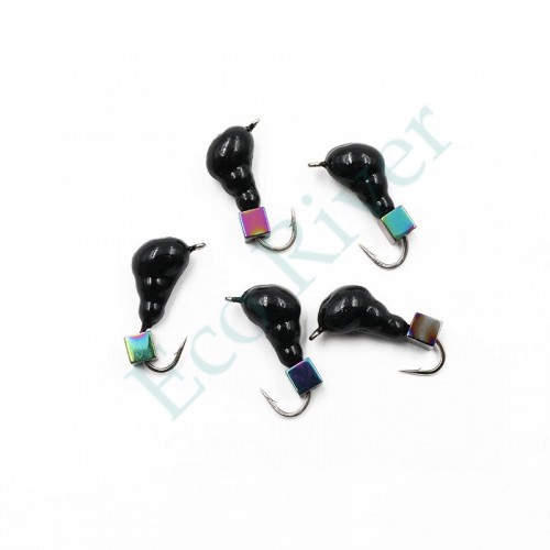 Мормышка безнасадочная Яман Муравей с ушком, вес 1,2 г, кубик хамелеон (уп. 5 шт.)