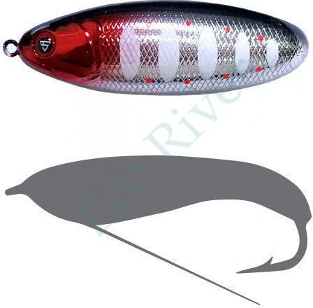 Блесна-незацепл. Sprut Bloody Woody Weedless Spoon 70S 15г/RHTR