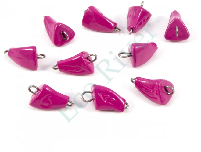 Груз Пуля-эксцентрик окрашенный разборный Яман (10 шт.) - 6 гр., фиолетовый/600/