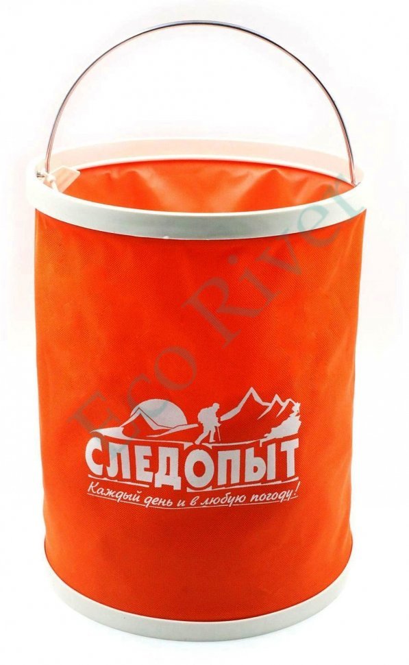 Ведро складное Следопыт , 13 л, оранж., без чехла/40/50/