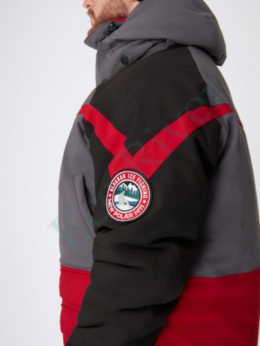 Костюм зимний Alaskan NewPolar M11 XL красн/сер/черн (куртка+полукомб.)