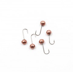 Мормышка вольф Яман Шар с отв, р.3, вес 0,30 цв.медь(уп.5 шт.)