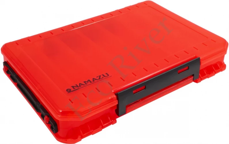 Коробка Namazu для воблеров двухсторонняя, 14 отделений, размер 27х19х5 см/40/