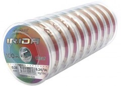 Леска Namazu Irida,  L-100 м, d-0,28 мм, test-6,24 кг, прозрачная (уп. 10 шт.)/200/