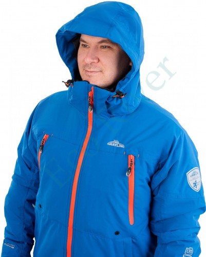 Магеллан костюм для рыбалки GRAYLING, зимний -15, синий-черный