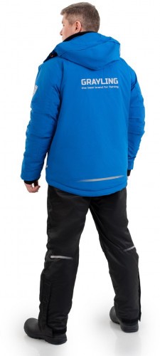 Магеллан костюм для рыбалки GRAYLING, зимний -15, синий-черный
