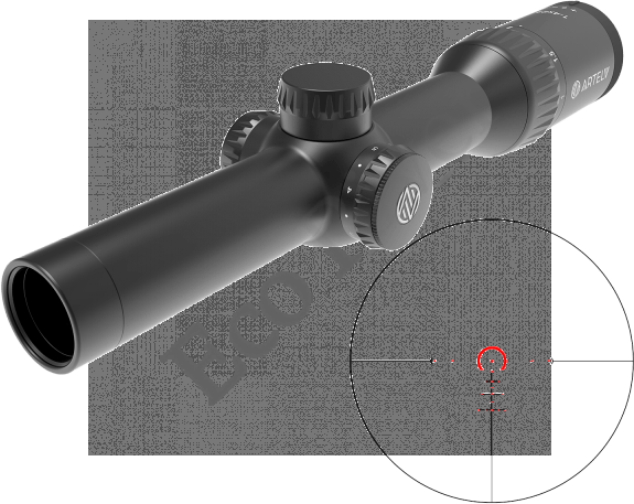 Artelv CRS 1-4x24 SFP 30мм