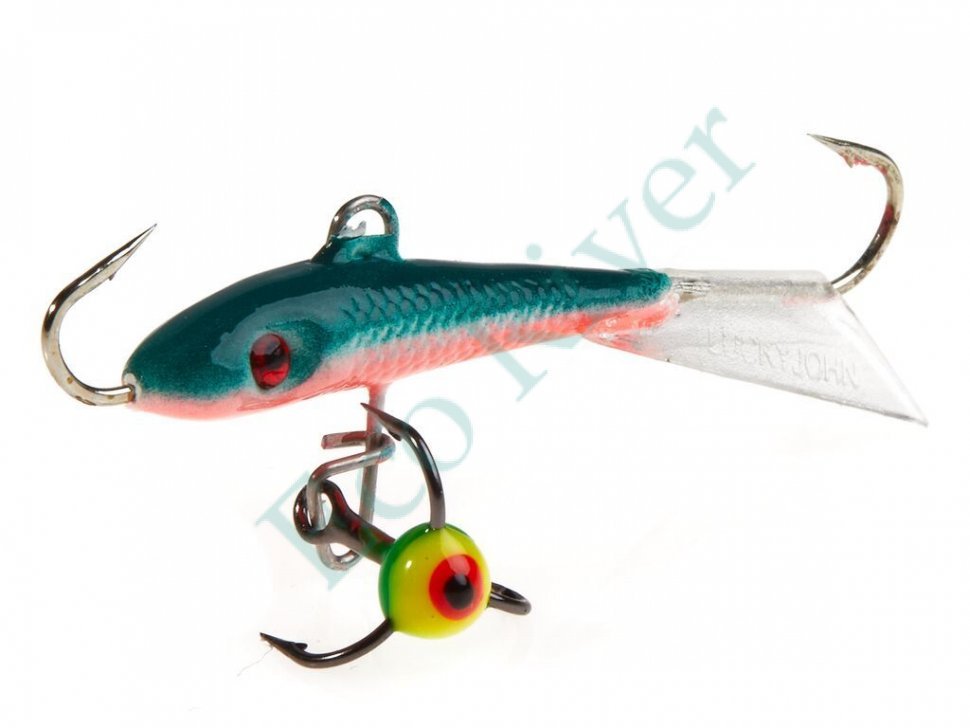 Балансир Lucky John Fin 40мм+тройник 71313-54