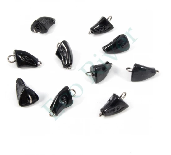 Груз Пуля-эксцентрик окрашенный разборный Яман (10 шт.) - 6 гр., чёрный/600/