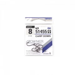 Крючок Owner Carp Down BC №8 6шт