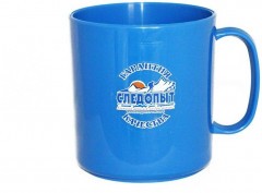 Кружка Следопыт пласт., d 8см, 350 мл/100/