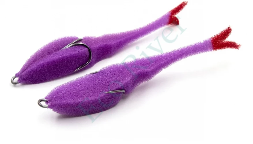 Поролоновая рыбка Yaman Devious Minnow на двойнике, р. 135 мм, цвет 13 (5 шт.)