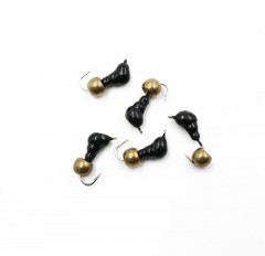 Мормышка безнасадочная Яман Муравей с ушком, вес 0,6 г, шарик латунный (уп. 5 шт.)