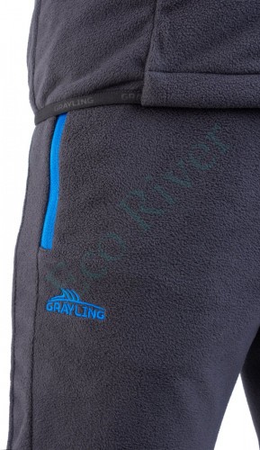 Адмирал костюм GRAYLING, флис, серо-синий