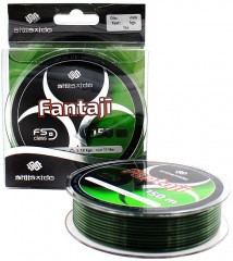 Леска Shii Saido Fantaji, L-150 м, d-0,37 мм, test-9,68 кг, черно/зеленая/100/