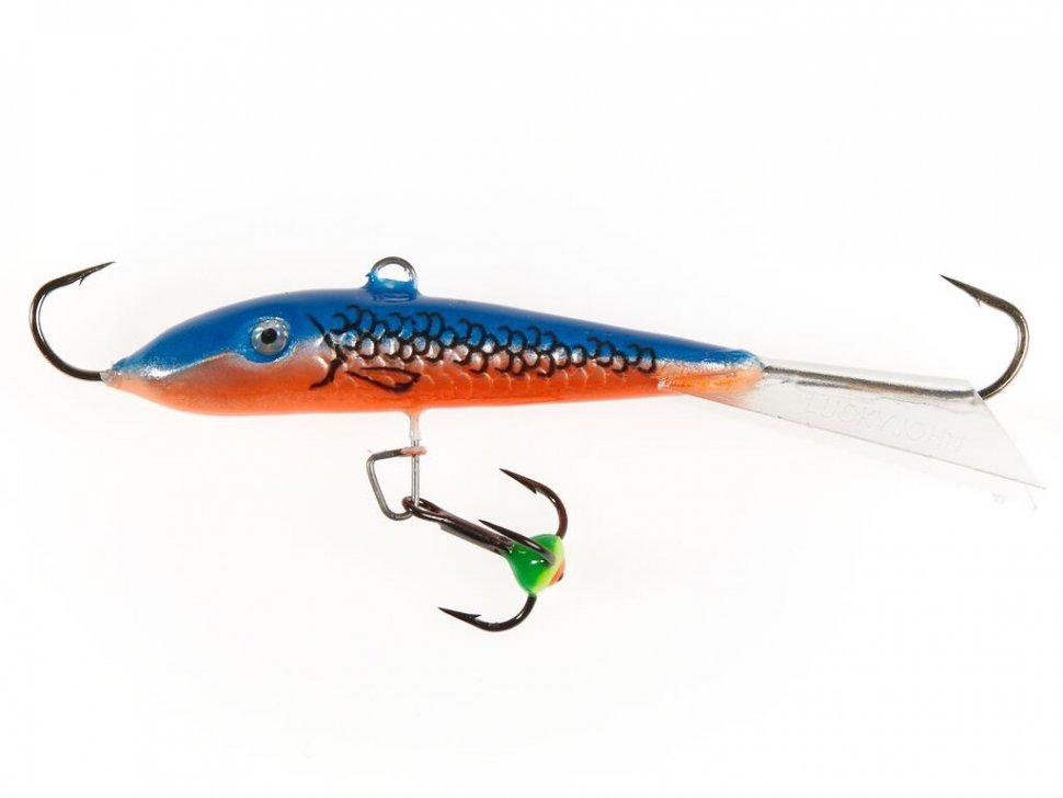 Балансир Lucky John Fin 70мм+тройник 71513-45H