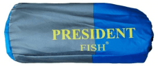 Коврик самонадувной President Fish 3см 8803001 с подголов. синий (192*66)