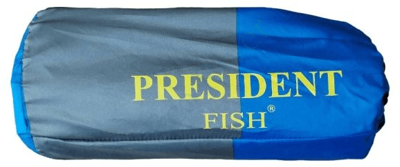 Коврик самонадувной President Fish 3см 8803001 с подголов. синий (192*66)