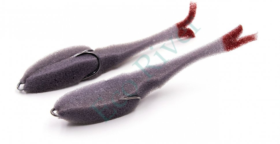 Поролоновая рыбка Yaman Devious Minnow на двойнике, р. 135 мм, цвет 14 (5 шт.)