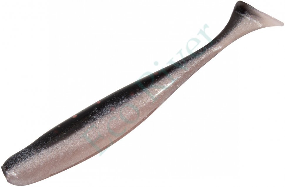 Виброхвост Yaman PRO Plum Blossom, р.3 inch, цвет #34 - Black Red Flake/Pearl (уп. 7 шт.)
