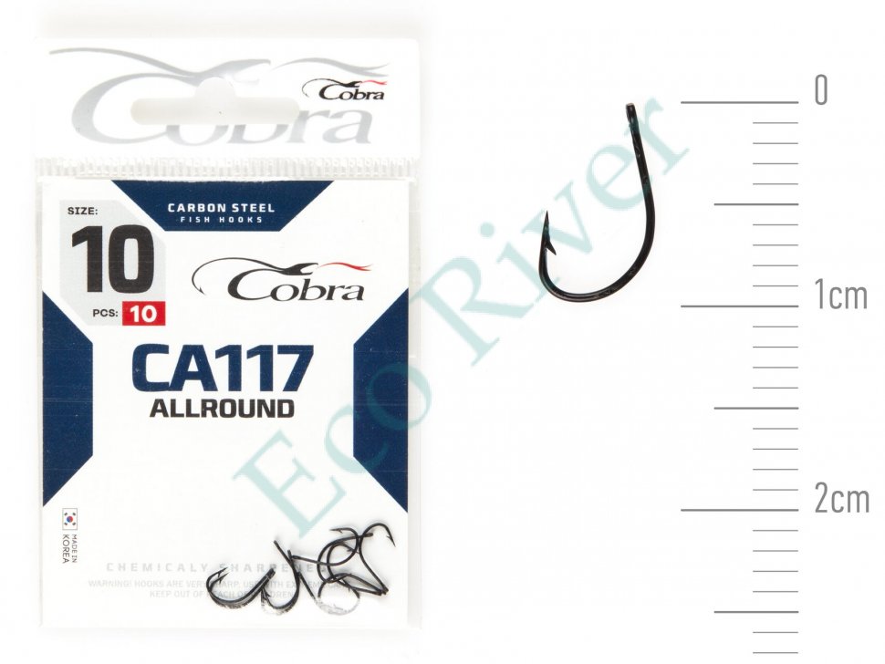 Крючок Cobra CA117-010 10шт