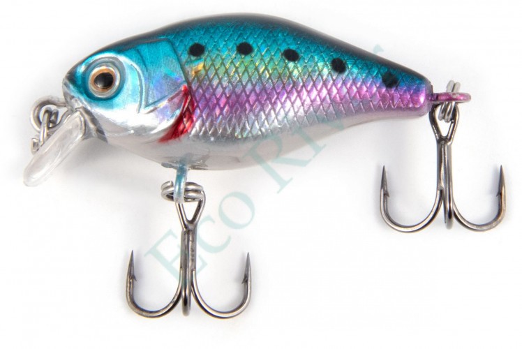 Воблер Namazu Heady Crank, L-40мм, 4,3г, крэнк, медленно тонущий (0-1,5м), цвет №14/200/