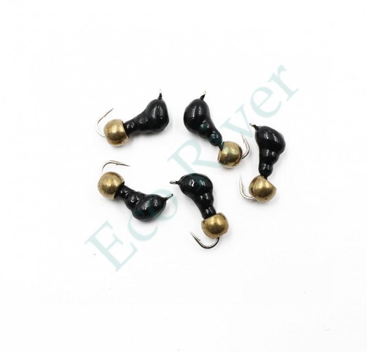 Мормышка безнасадочная Яман Муравей с ушком, вес 0,8 г, шарик латунный (уп. 5 шт.)