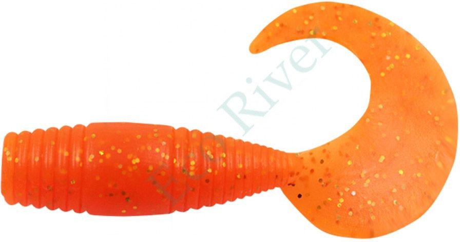Твистер Yaman PRO Spry Tail, р.2 inch, цвет #03 - Carrot gold flake (уп. 10 шт.)/50/