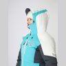 Костюм зимний Alaskan Vanda женский XS бел/голуб/сер (куртка+полукомбинезон)