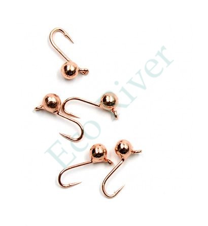 Мормышка вольфрамовая Яман Шар с ушк, р.2,5, вес 0,10 цв.медь(уп.5 шт.)