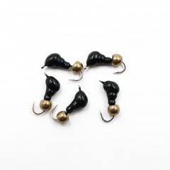 Мормышка безнасадочная Яман Муравей с ушком, вес 1 г, шарик латунный (уп. 5 шт.)