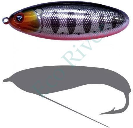 Блесна-незацепл. Sprut Bloody Woody Weedless Spoon 70S 15г/SBKTR1
