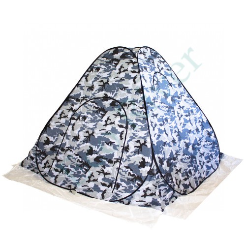 Палатка Condor, автомат, зимняя 1,5 Х 1,5 м, КМФ белый цифра, без пола