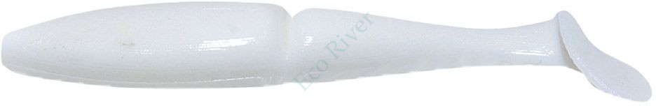 Виброхвост Yaman PRO Mamura, р.3 inch, цвет #01 - White (уп. 6 шт.)