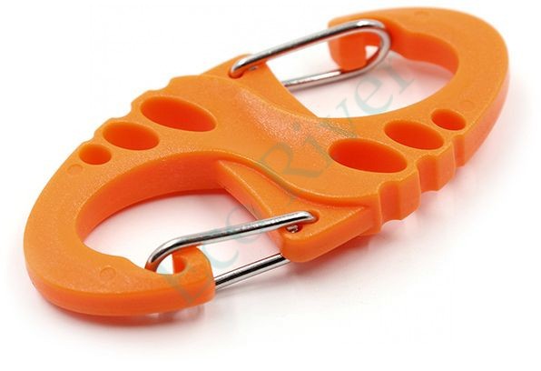 Карабин Следопыт 5 см, двойной, abs-пластик/3000/