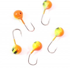 Мормышка вольфрамовая Яман  Шар с отв, р.3,5 вес 0,40 цв.аргиана(уп.5 шт.)