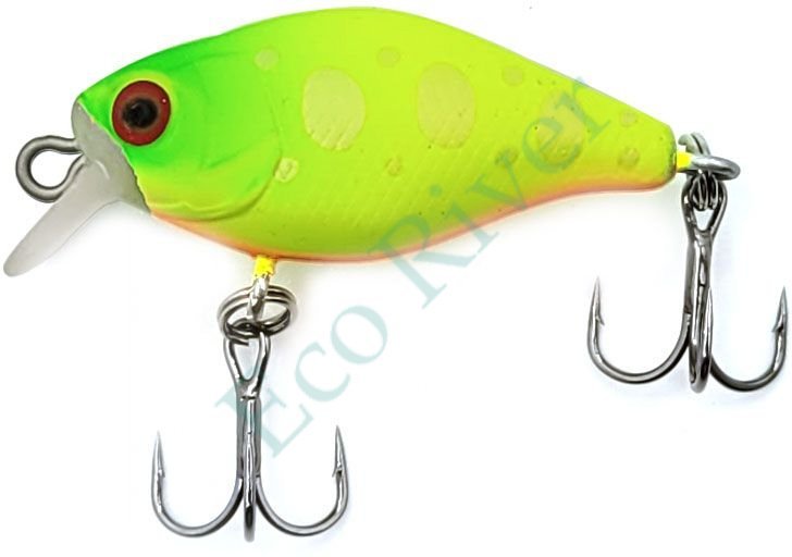 Воблер Namazu Heady Crank, L-40мм, 4,3г, крэнк, медленно тонущий (0-1,5м), цвет №8/200/