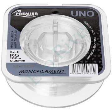 Леска Primier Fishing Uno Frost Clear Nylon 0.18мм 30м