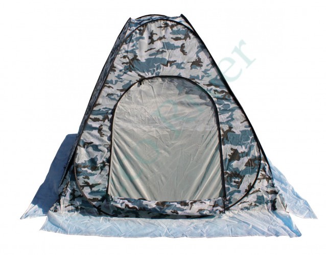 Палатка Condor, автомат, зимняя 1,5 Х 1,5 м, КМФ белый цифра, пол расстёгивается