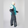 Костюм зимний Alaskan Vanda женский M бел/голуб/сер (куртка+полукомбинезон)