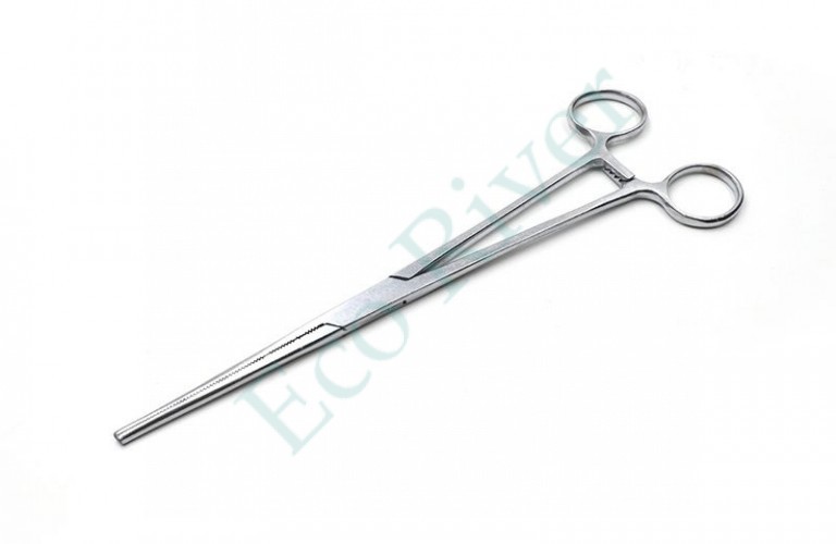 Зажим-корнцанг рыболовный Namazu, L-220 мм, прямой, нерж. сталь/250/200/