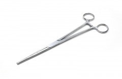 Зажим-корнцанг рыболовный Namazu, L-220 мм, прямой, нерж. сталь/250/200/